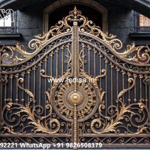 House Entry Gate Design, Frame Gate Design Iron Gate Stock Photos And Images