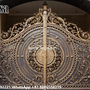 Pipe Design Gate, Big House Gate Design Iron Gate Stock Photos And Images