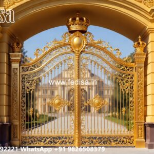 Sliding Gate Design For Small House, House Wall Gate Design Iron Gate Stock Photos And Images