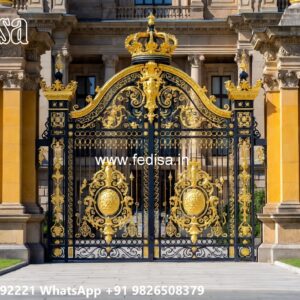 House Entry Gate Design, Sliding Door Designs For Main Gate Iron Gate Stock Photos And Images