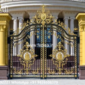 Iron Gate Design For Main Gate, Front Gate Design Iron Gate Stock Photos And Images