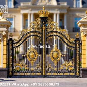 Steel Gate Ka Design, Home Gate Design Iron Gate Stock Photos And Images