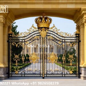 Iron Gate Colour Design, Entrance Gate Design Iron Gate Stock Photos And Images