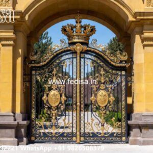 Steel Gate Ka Design, New Gate Design Iron Gate Stock Photos And Images