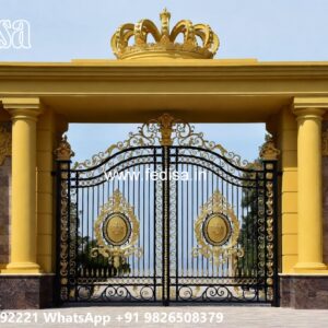 Slide Gate Design For House, House Main Gate Design Iron Gate Stock Photos And Images