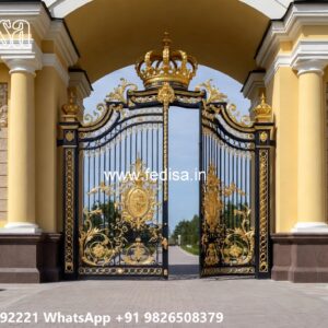 Iron Gate Design For Main Gate, Gate Wall Design Iron Gate Stock Photos And Images