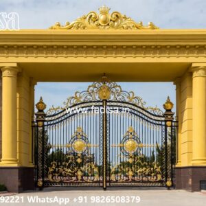 Iron Gate Colour Design, Steel Main Gate Design Iron Gate Stock Photos And Images