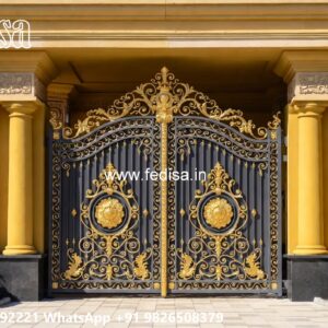 Modern Front Gate, Steel Gate Design With Price Iron Gate Stock Photos And Images