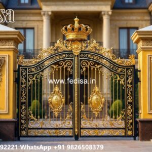 Compound Gate Simple Design, Best Gate Design Iron Gate Stock Photos And Images