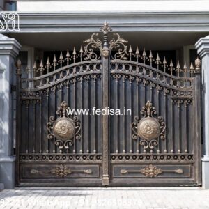 Iron Gate Design For Main Gate, Home Front Gate Design Iron Gate Stock Photos And Images