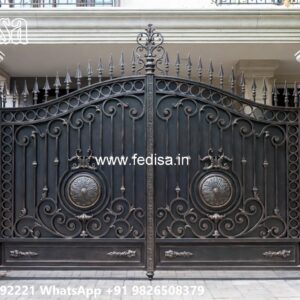 Compound Gate Price, Boundary Wall Main Gate Design Iron Gate Stock Photos And Images