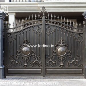Gate Upper Design, Simple Iron Gate Designs Iron Gate Stock Photos And Images