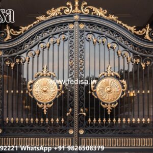 Compound Gate Simple Design, Grill Gate Price Iron Gate Stock Photos And Images