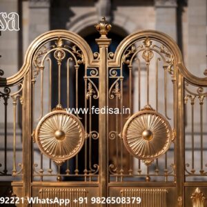 Compound Gate Price, Railing Gate Design Iron Gate Stock Photos And Images