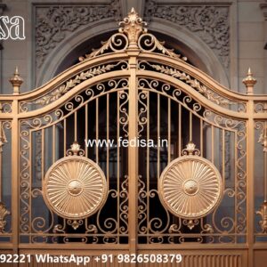 Compound Gate Simple Design, Balcony Gate Design Iron Gate Stock Photos And Images