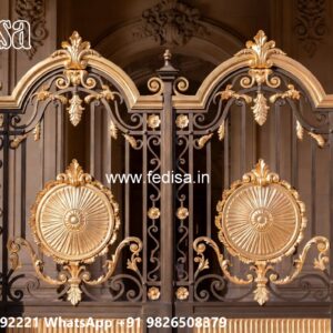 Gate Upper Design, Simple Grill Gate Design Iron Gate Stock Photos And Images