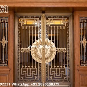 Compound Gate Simple Design, Iron Grill Gate Iron Gate Stock Photos And Images