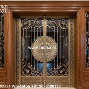 Iron Gate Colour Design, Contemporary Gate Design Iron Gate Stock Photos And Images
