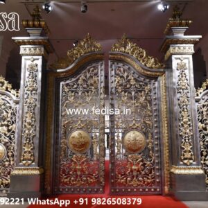 Steel Gate Ka Design, Mane Gate Design Iron Gate Stock Photos And Images