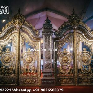 Traditional Gate Design, Swing Gate Design Iron Gate Stock Photos And Images