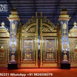 Modern Front Gate, Sliding Gate Design Latest Iron Gate Stock Photos And Images