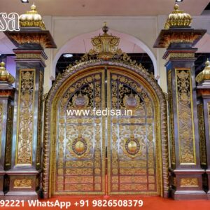 Gate Upper Design, Folding Grill Gate Design Iron Gate Stock Photos And Images