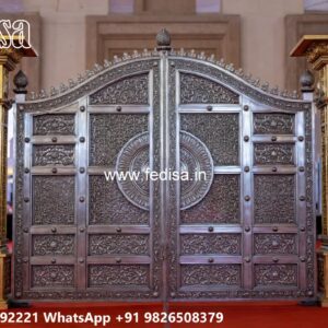 Gate Upper Design, Laser Cutting Gate Price Iron Gate Stock Photos And Images