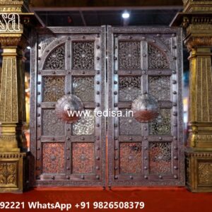 Iron Gate Design For Main Gate, Steel Door Gate Design Iron Gate Stock Photos And Images