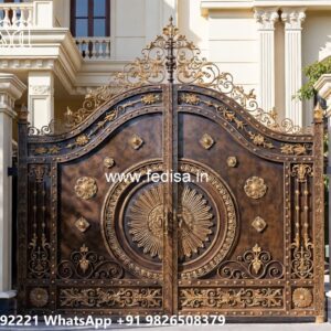 Modern Main Gate Design 2054, Sliding Gate Design For Small House Iron Gate Stock Photos And Images