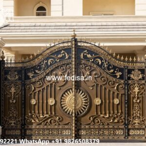 Slide Gate Design For House, House Entry Gate Design Iron Gate Stock Photos And Images