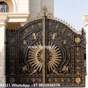Traditional Gate Design, Traditional Gate Design Iron Gate Stock Photos And Images