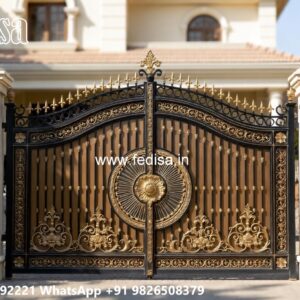Slide Gate Design For House, Ss Sliding Gate Iron Gate Stock Photos And Images