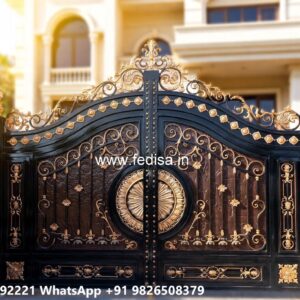Iron Gate Design For Main Gate, New House Gate Design Iron Gate Stock Photos And Images