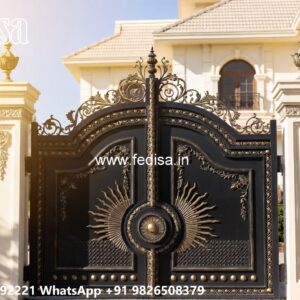 Slide Gate Design For House, Exterior Gate Design Iron Gate Stock Photos And Images