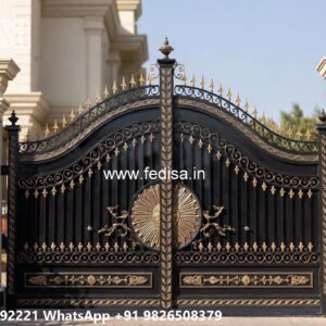 Modern Front Gate, Steel Pipe Gate Design Iron Gate Stock Photos And Images