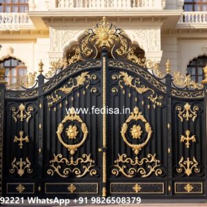 Iron Gate Colour Design, Main Gate Pipe Design Iron Gate Stock Photos And Images