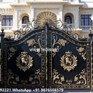 Iron Gate Design For Main Gate, Main Gate Railing Design Iron Gate Stock Photos And Images