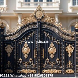 Modern Front Gate, Modern Iron Pipe Gate Iron Gate Stock Photos And Images