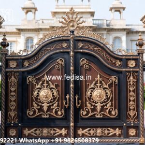 Iron Gate Colour Design, Modern Main Gate Iron Gate Stock Photos And Images