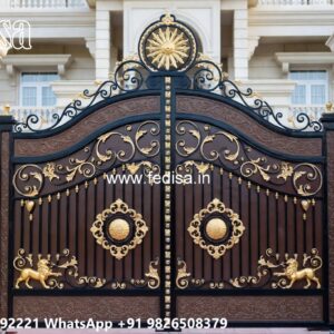 Modern Main Gate Design 2067, 5 Feet Main Gate Design Iron Gate Stock Photos And Images