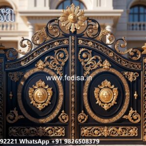 Slide Gate Design For House, Grill Gate Design For Balcony Iron Gate Stock Photos And Images