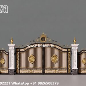 Modern Main Gate Design 2070, Fancy Iron Gate Iron Gate Stock Photos And Images