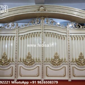 Steel Gate Ka Design, 12 Feet Gate Design Iron Gate Stock Photos And Images