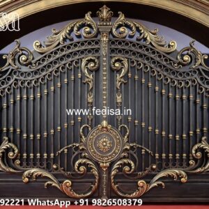 Traditional Gate Design, Iron Rod Gate Design Iron Gate Stock Photos And Images