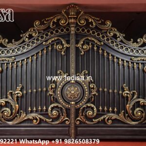 Modern Front Gate, Steel Ka Gate Ka Design Iron Gate Stock Photos And Images