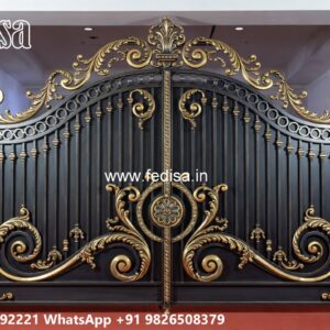 Modern Main Gate Design 2073, Steel Gate Single Palla Iron Gate Stock Photos And Images