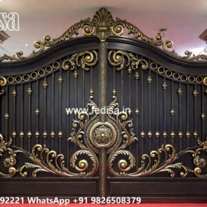 Steel Gate Ka Design, Gate Boundary Design Iron Gate Stock Photos And Images