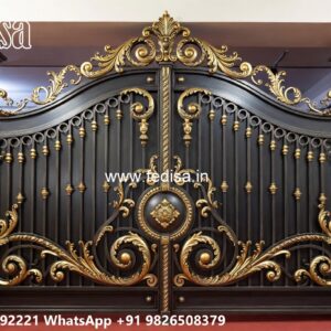 Compound Gate Simple Design, Ss Design Gate Iron Gate Stock Photos And Images