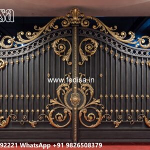 Iron Gate Colour Design, New Gate Design For Home Iron Gate Stock Photos And Images