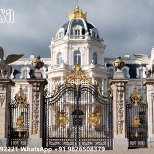 Steel Gate Ka Design, Modern Main Gate Design For Home Iron Gate Stock Photos And Images